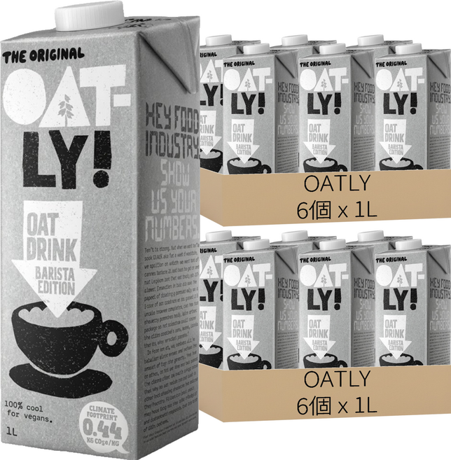 OATLY 燕麥奶, 12個, 1L