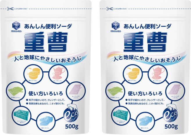 第一石鹼 KC 小蘇打多功能清潔劑, 2個, 500g