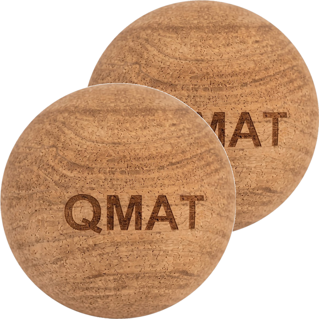 QMAT 筋膜球, 檜木色, 2個