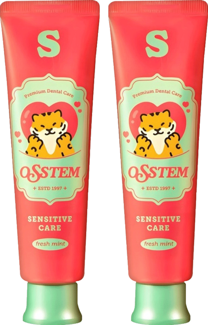 OSSTEM PHARMA 台灣公司貨 S Sensitive Teeth Care Toothpaste S牙膏, 120g, 2個
