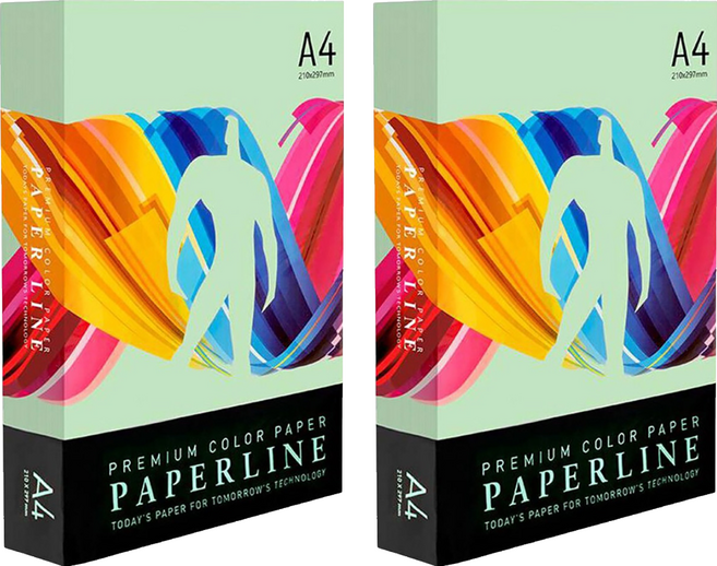 PAPERLINE 彩色影印紙 PL190 淺綠色 80磅, A4, 1000張
