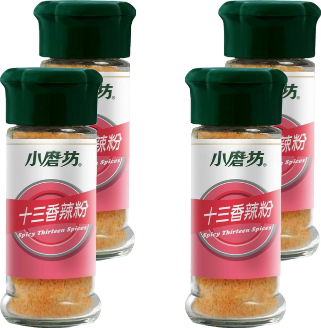 小磨坊 十三香辣粉, 30g, 4個