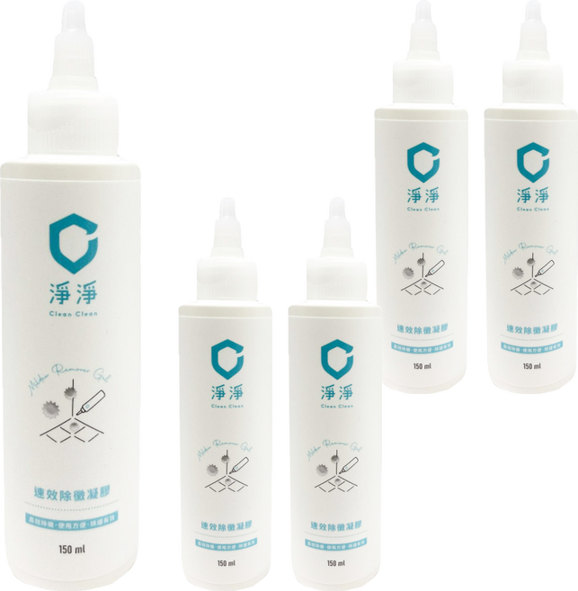 Clean Clean 淨淨 除霉凝膠, 5個, 150ml