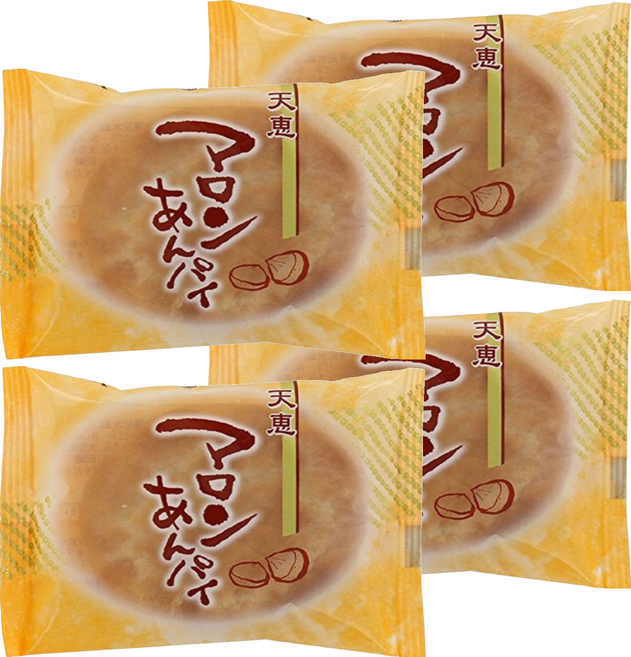 TENKEI 天惠製菓 栗子紅豆派, 30g, 4個