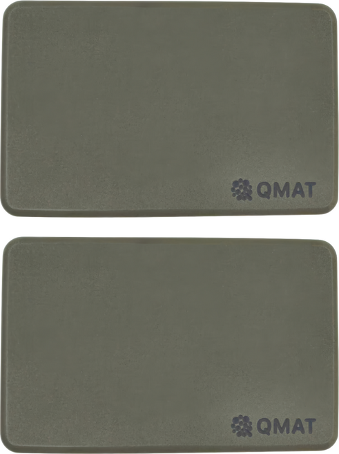 QMAT 厚瑜珈磚 40D, 墨綠, 2個