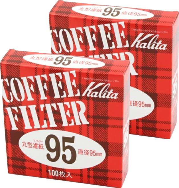 日本 Kalita 咖啡濾紙 圓形 95mm 100張 2盒 501-268