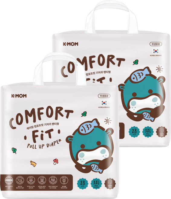 MOTHER-K COMFORT FIT 雲柔鎖水玩睡褲 褲型 18kg以上, 3XL, 56片