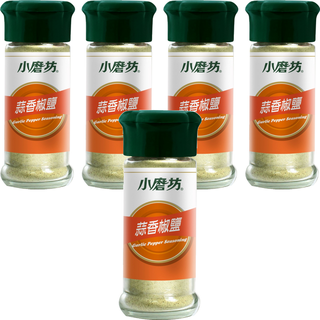 小磨坊 蒜香椒鹽, 35g, 5個