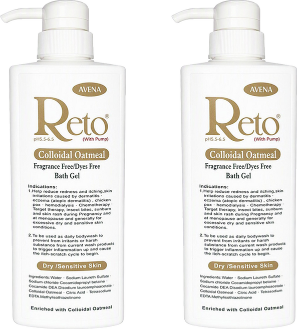 Reto 原型燕麥膠體浴液, 2個, 550ml