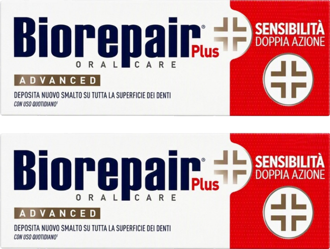 Biorepair 貝利達 抗敏進階型牙膏, 2個, 75ml