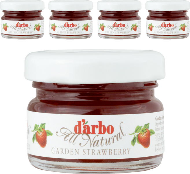 d'arbo 德寶 草莓果醬, 28g, 5個