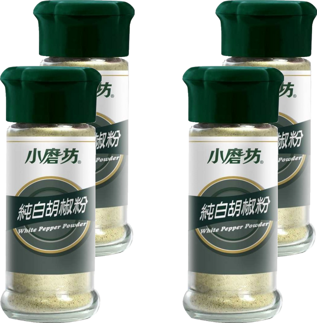 小磨坊 純白胡椒粉, 30g, 4個