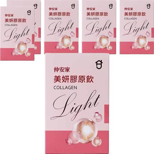 JOIN HOME 仲安家 美妍膠原飲Light 7包, 350ml, 6盒