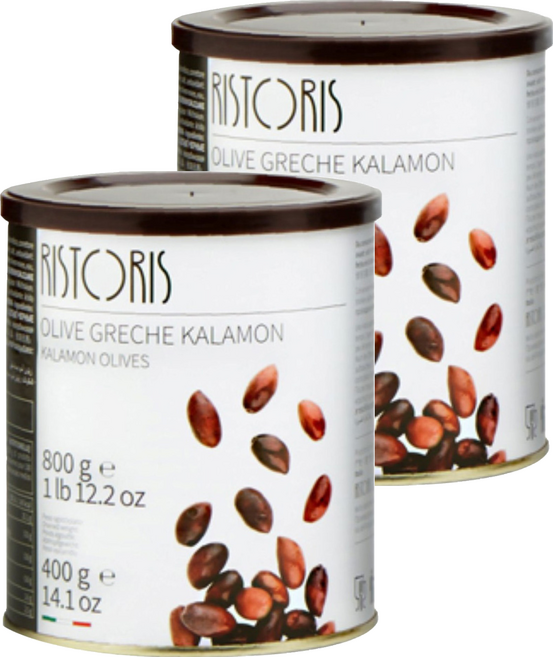 RISTORIS 希臘黑橄欖 Kalamon Olives, 800g, 2個