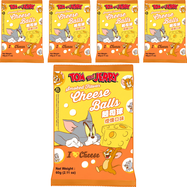 AMANDIER 雅蒙蒂 Tom and Jerry 起司球 煙燻口味, 60g, 5個