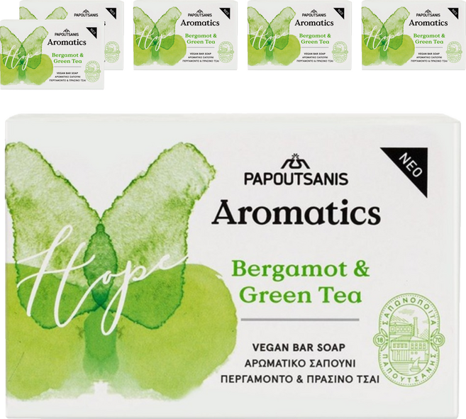 Aromatics 甜檸檬 綠茶保濕沐浴皂, 100g, 6個