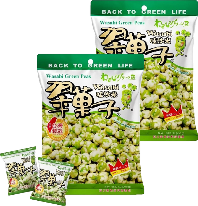 TRYGOODZ 翠菓子 哇沙米豆, 250g, 2個