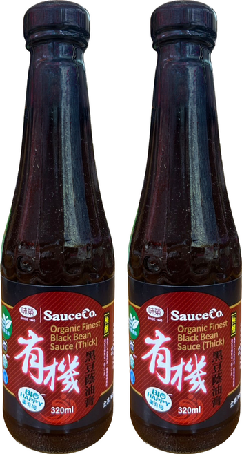 味榮 有機黑豆蔭油膏 極釀, 2個, 320ml