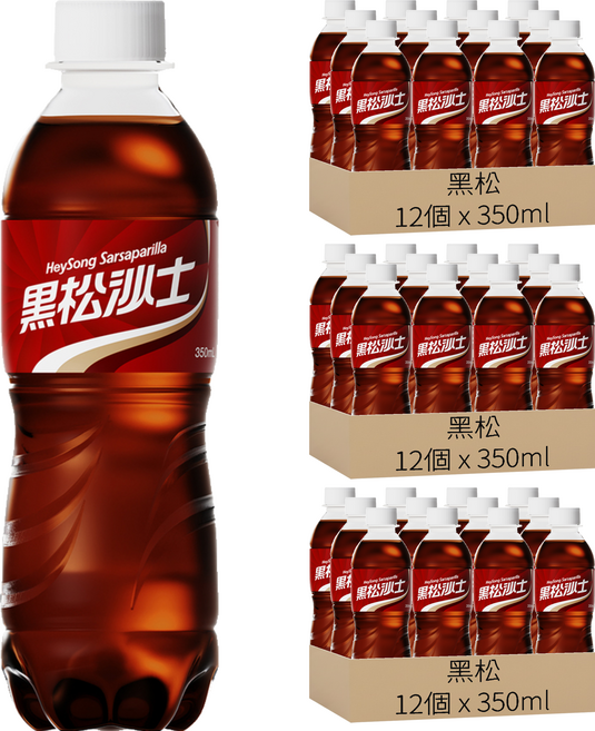 黑松 沙士, 36個, 350ml