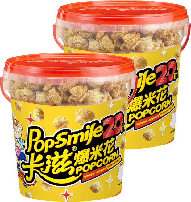 Pop-Smile 卡滋 爆米花 焦糖牛奶, 150g, 2個
