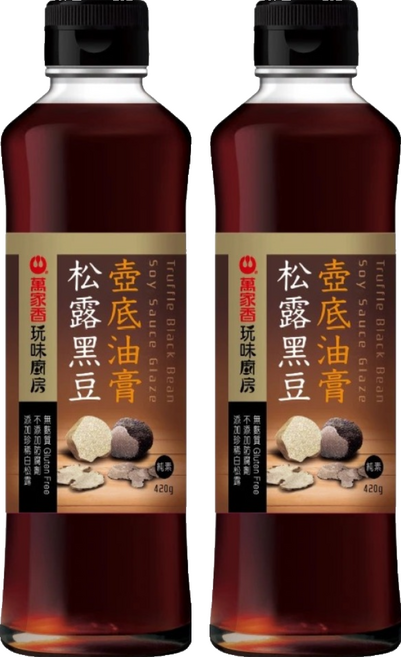 萬家香 松露黑豆壺底油膏, 2個, 420g