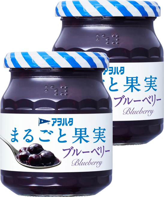 Aohata 藍莓果醬 無蔗糖, 250g, 2個