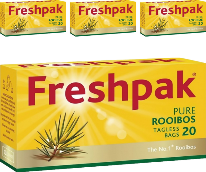 Freshpak 南非國寶茶 博士茶, 2.5g, 20包, 4盒