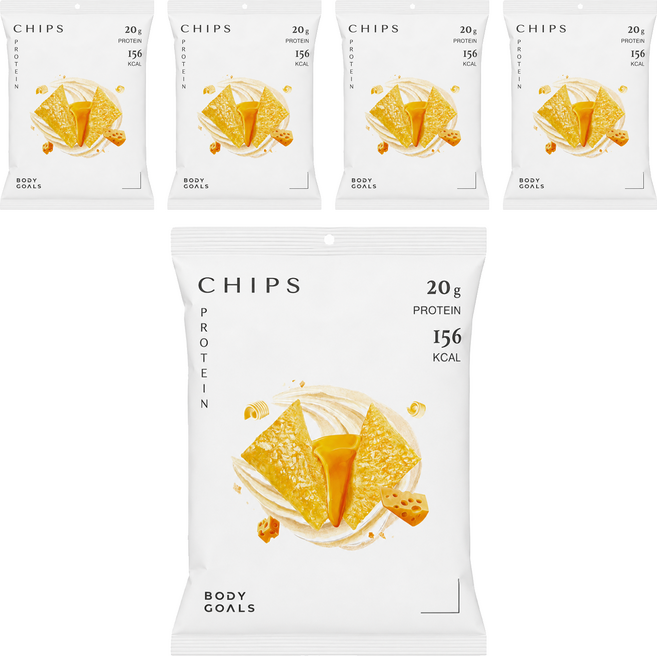 BODY GOALS 濃郁香酥高蛋白脆片 奶香起司, 35g, 5個