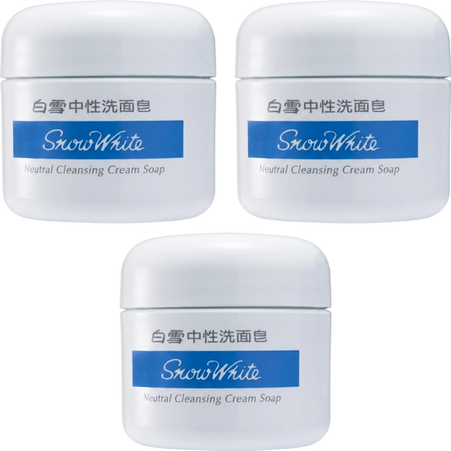 Snow White 白雪 中性洗面皂, 150g, 3個