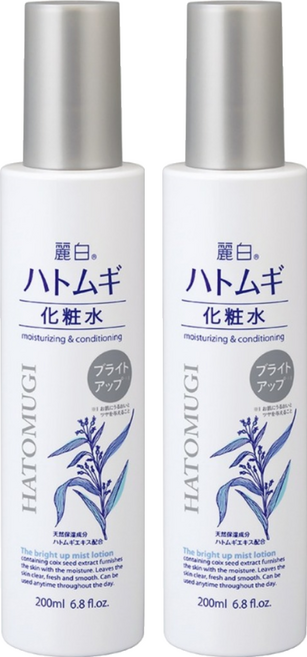 KUMANO 熊野油脂 麗白 薏仁明亮噴霧化妝水, 2件, 200ml