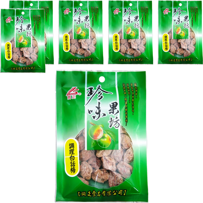 同正 調理白話梅, 40g, 6包