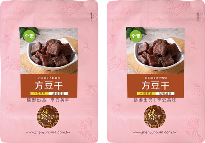 臻御行 方豆干, 300g, 2個