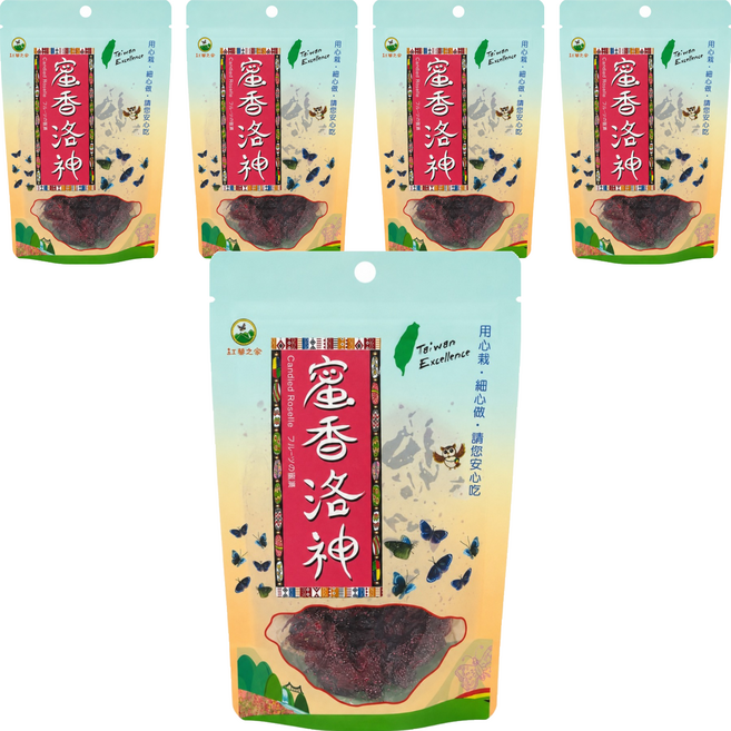 紅藜之家 蜜香洛神, 110g, 5個