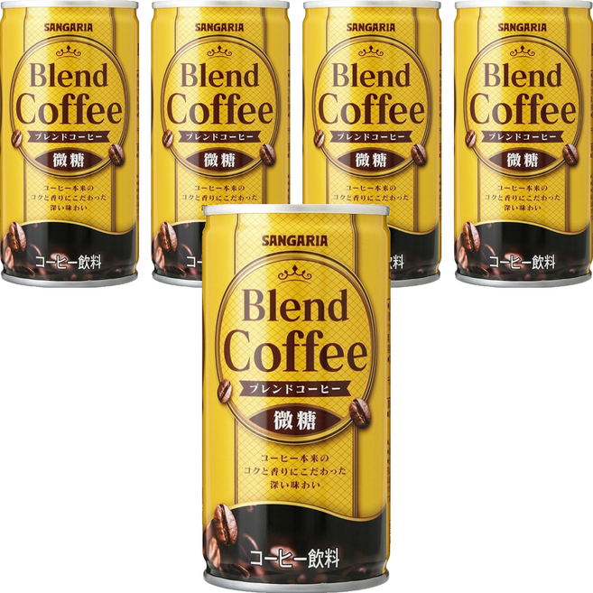 SANGARIA Blend 微糖咖啡, 185ml, 5個