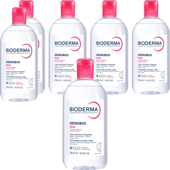 BIODERMA H2O高效潔膚液, 6件, 500ml