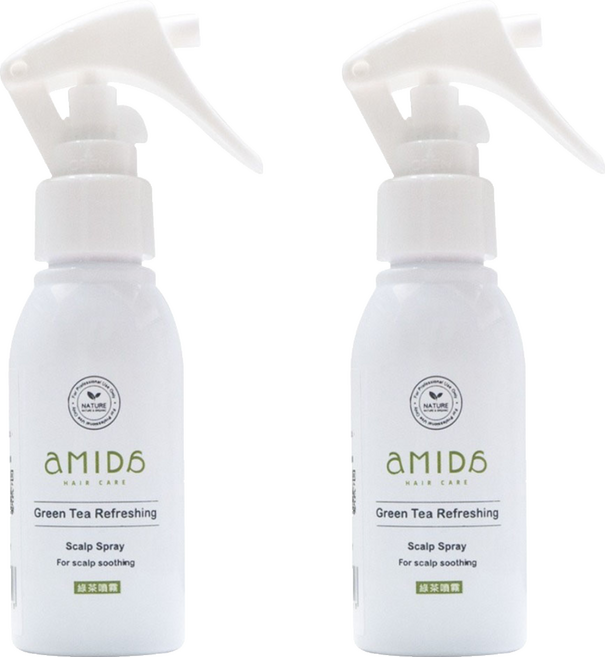 aMIDa 阿蜜達 綠茶頭皮清新噴霧, 2個, 80ml