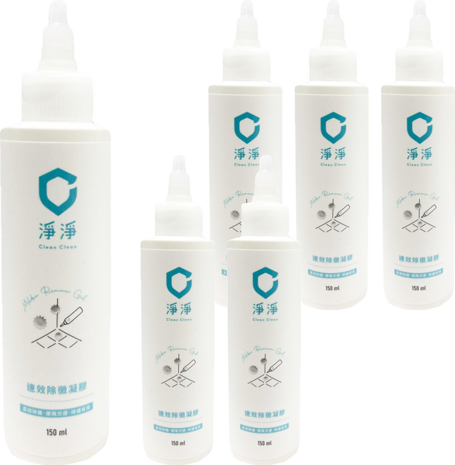 Clean Clean 淨淨 除霉凝膠, 6個, 150ml