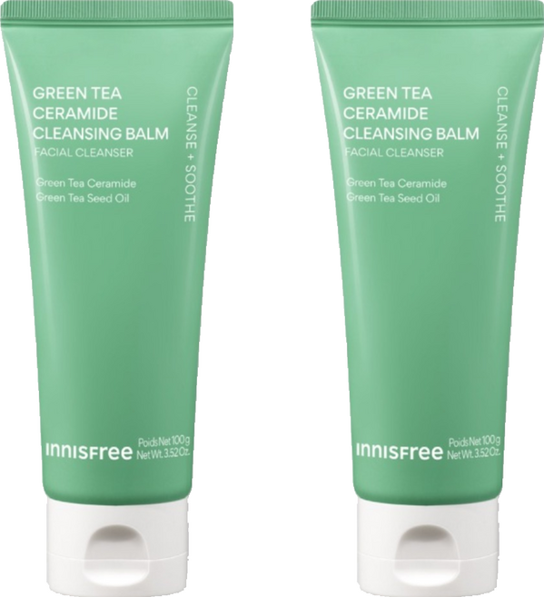 INNISFREE 台灣公司貨 綠茶神經醯胺洗卸兩用膏, 100g, 2件