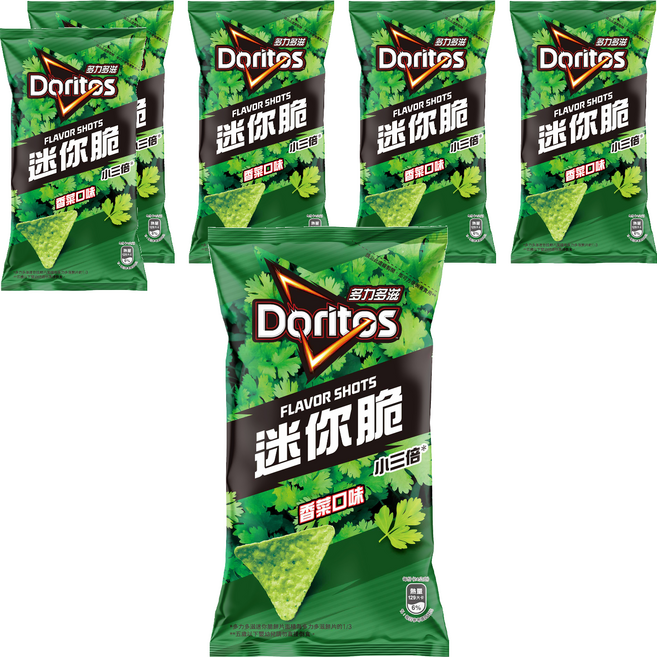 Doritos 多力多滋 迷你脆香菜口味玉米片, 48g, 6包