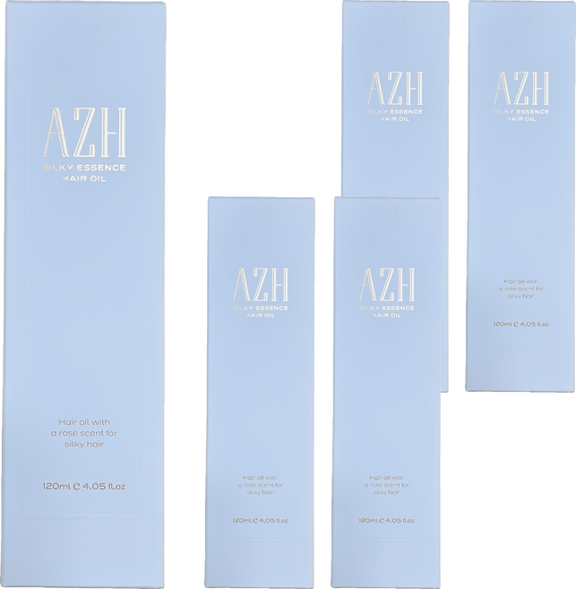 AZH 柔絲亮澤精華護髮油, 5個, 120ml