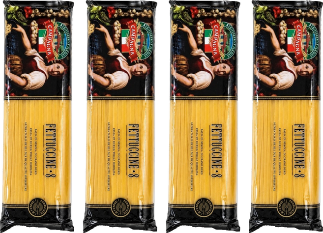 CAMPAGNA 坎佩納寬扁麵 8號, 500g, 4個