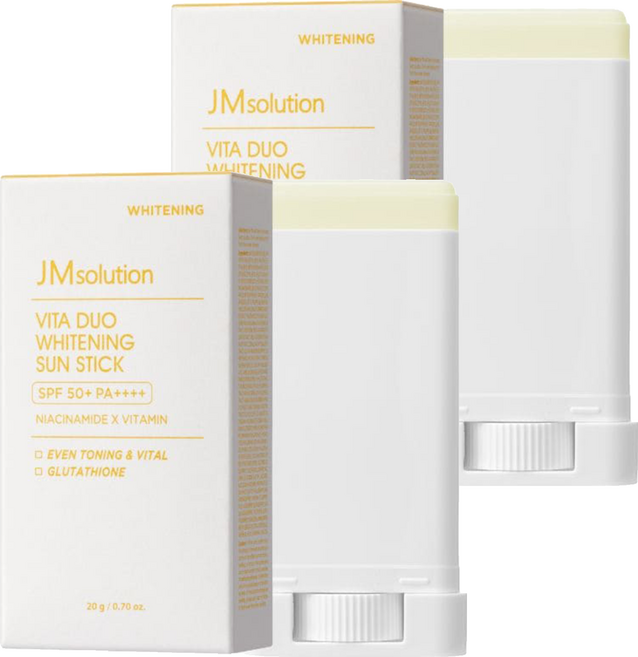 JMsolution 肌司研 維他命C亮白防曬棒UV50 + 溫和不致敏配方, 20g, 2件