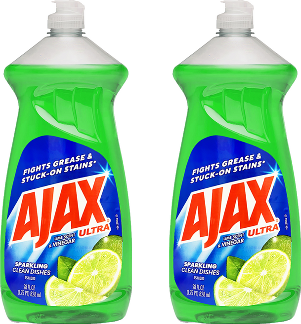 Ajax 濃縮洗潔精 萊姆香, 2個, 828ml