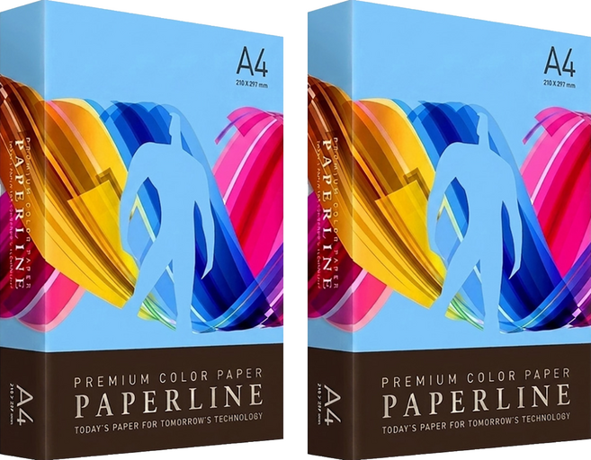 PAPERLINE 彩色影印紙 PL220 海藍色 80磅, A4, 1000張