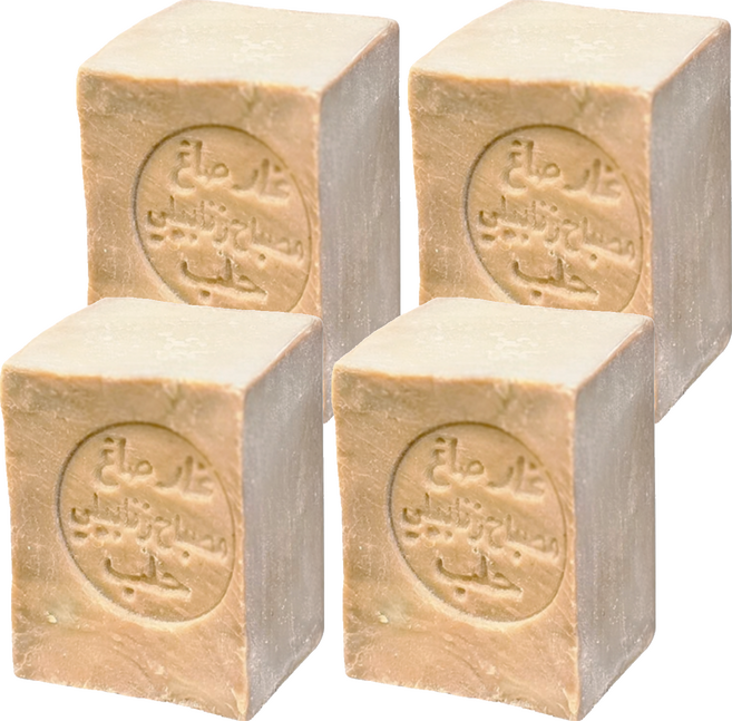 MOUSBAH ZANABILI 薩納貝莉 純淨橄欖阿勒坡古皂 全膚質適用, 180g, 4個