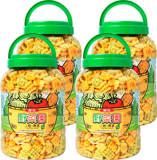 華元 三色野菜園, 290g, 4個