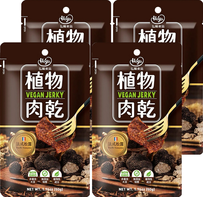 Hoya 弘陽食品 植物肉乾 法式松露, 50g, 4個