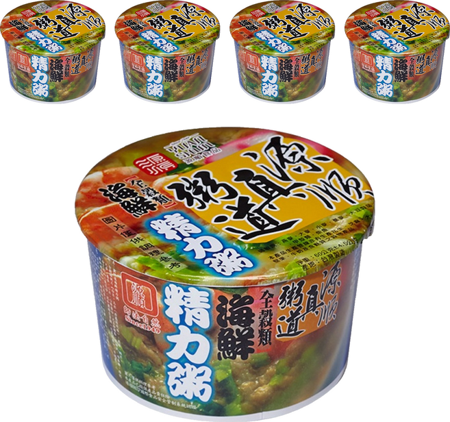 真粥道 海鮮精力粥, 60g, 5個