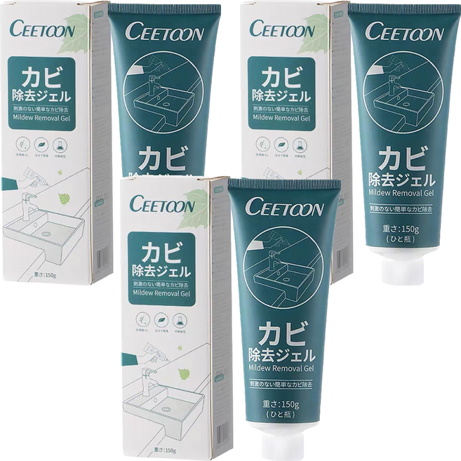 CEETOON 除霉凝膠, 150g, 3個