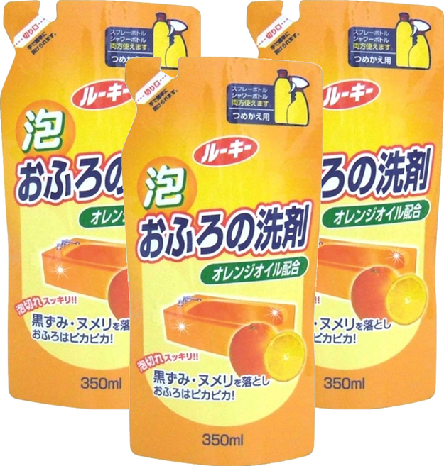 第一石鹼 Rookie 浴盆清潔劑 補充包, 3個, 350ml
